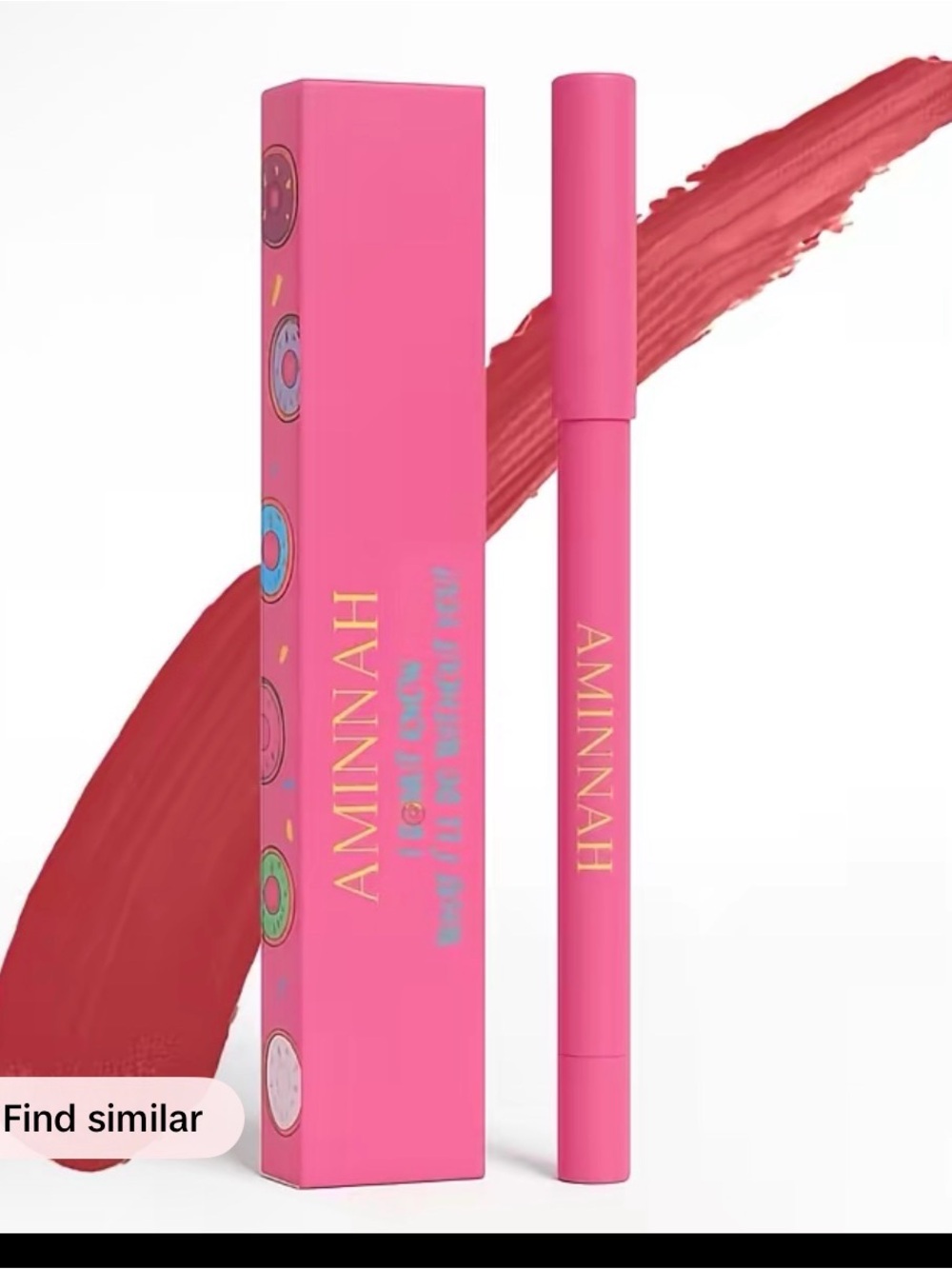 AMINNAH Pink Lip Liner — Hot Rose